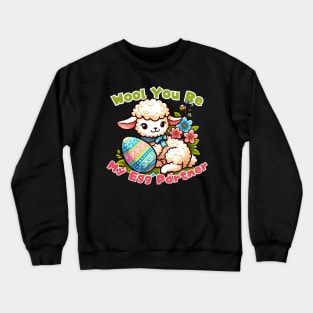 Easter festival sheep Crewneck Sweatshirt